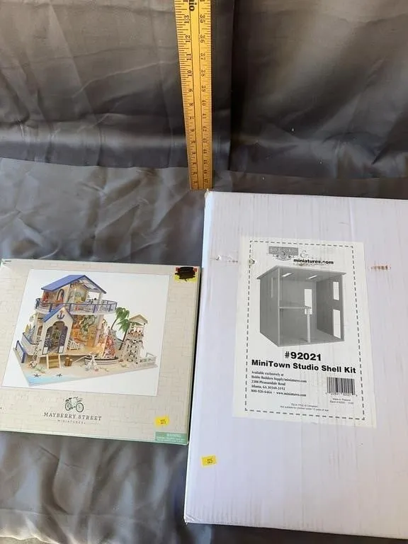 Miniature Dollhouse Kits Lot