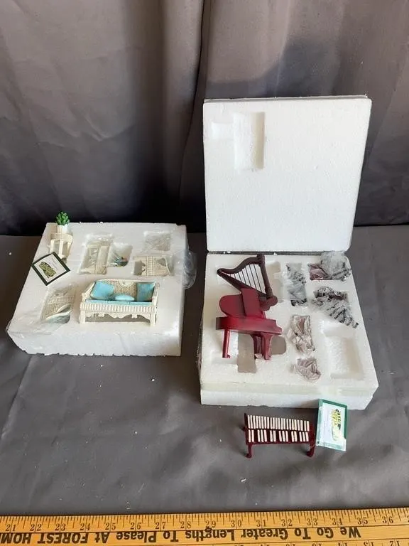 Miniature Dollhouse Furniture & Instruments