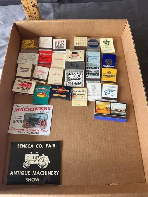 Matchbooks Lot & 1994 Civil War Stamp Sheet