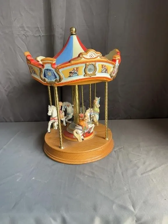 Musical Animated Carousel with Horses