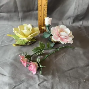 Porcelain Floral Figurines & Rose Blooms