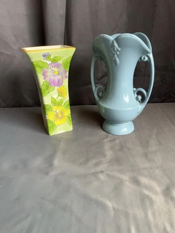 Abingdon & FTD Floral Ceramic Vases