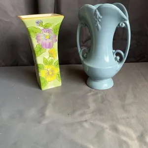 Abingdon & FTD Floral Ceramic Vases