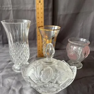 Cut Crystal & Art Glass Vase Collection
