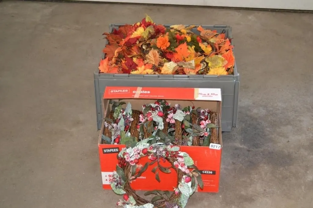 fall florals/greenery and table decor