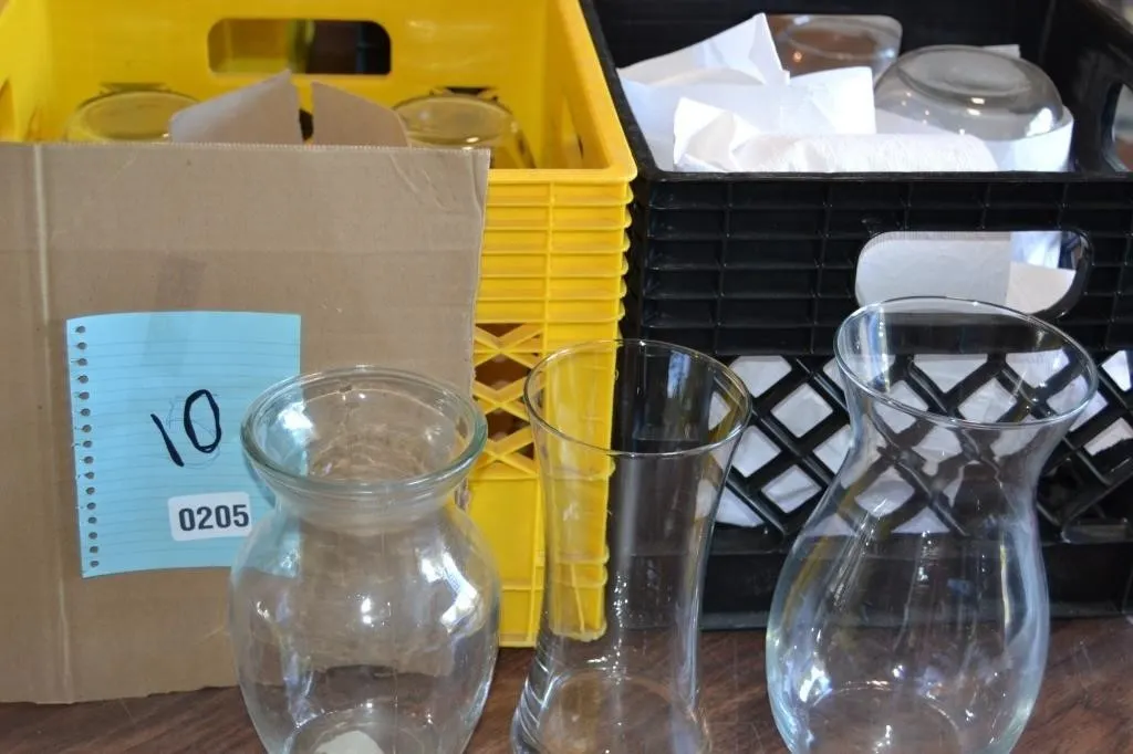 10 asstorted Vases
