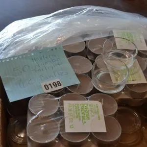 50 tea light holders 60 larger tea lights