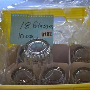18qty of 10oz glasses