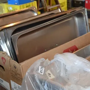 stainless steel hot dishes w lids