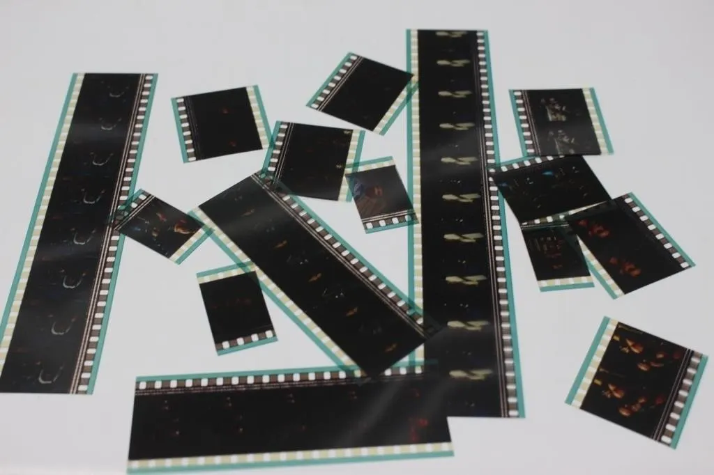 Movie Film Strip Cell Slides Lot