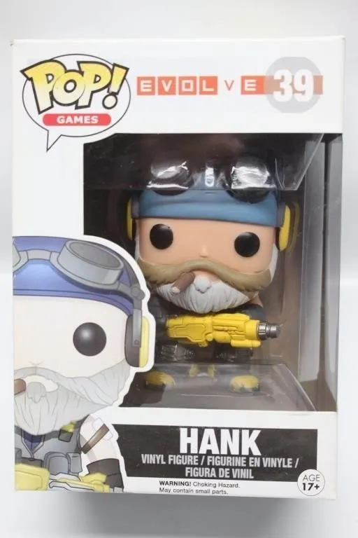 Funko Pop! Games Evolve Hank #39 Vinyl Figure