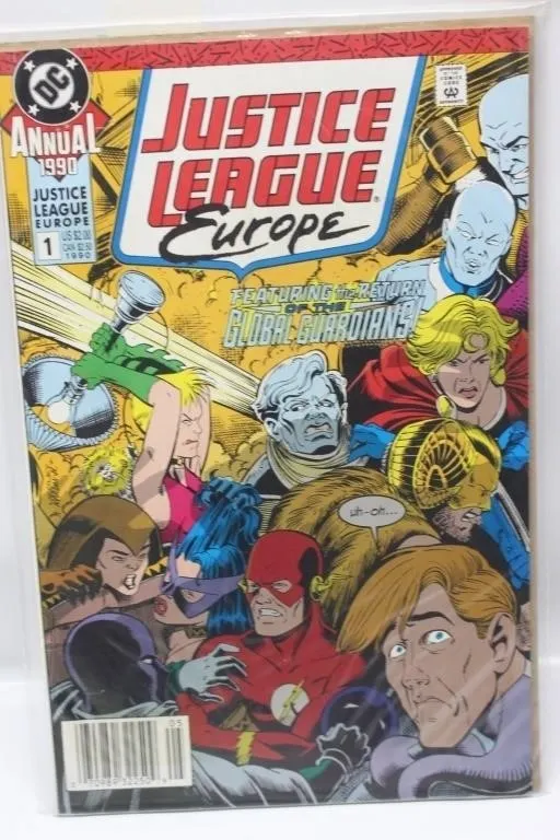 Justice League Europe Annual #1 (1990) DC Comic