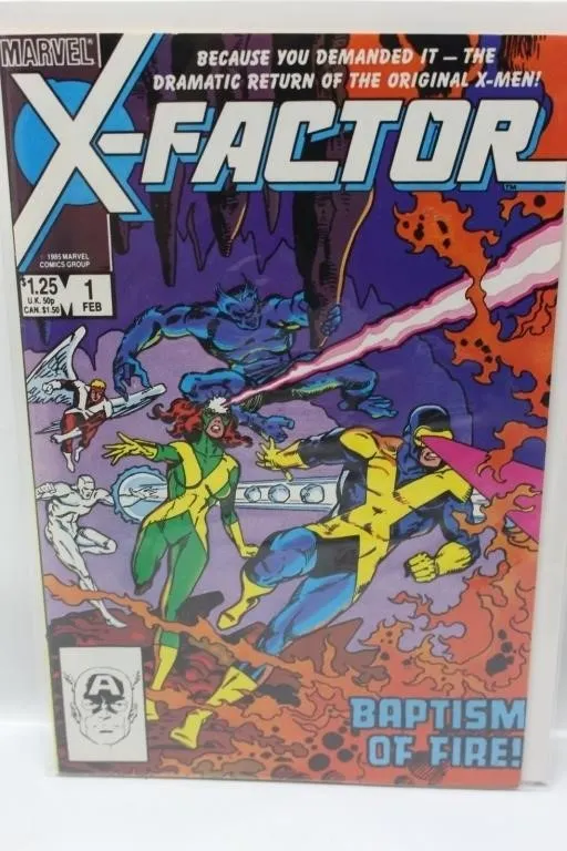 X-Factor #1 (1986) Baptism of Fire