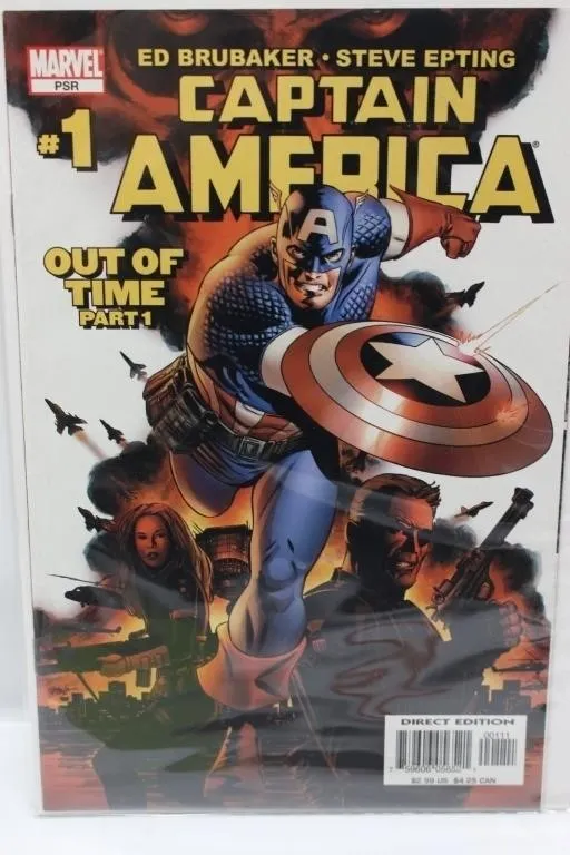 Captain America #1 Out of Time Marvel Comic