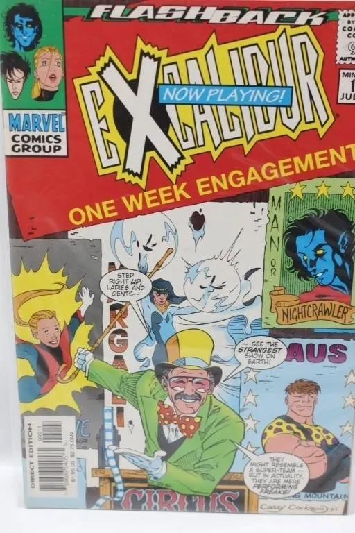 Marvel Excalibur Flashback Comic Book
