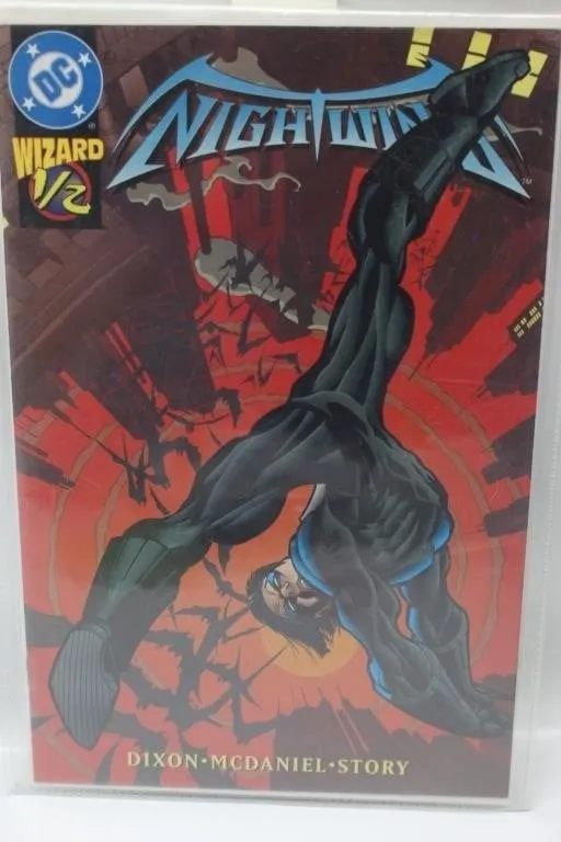 Nightwing Wizard 1/2 Comic Book