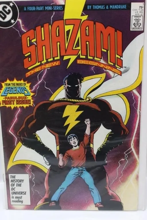 Shazam! #1 (DC, Apr 1987) - The New Beginning