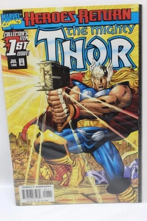 Marvel Thor #1 Heroes Return (1998) Comic Book