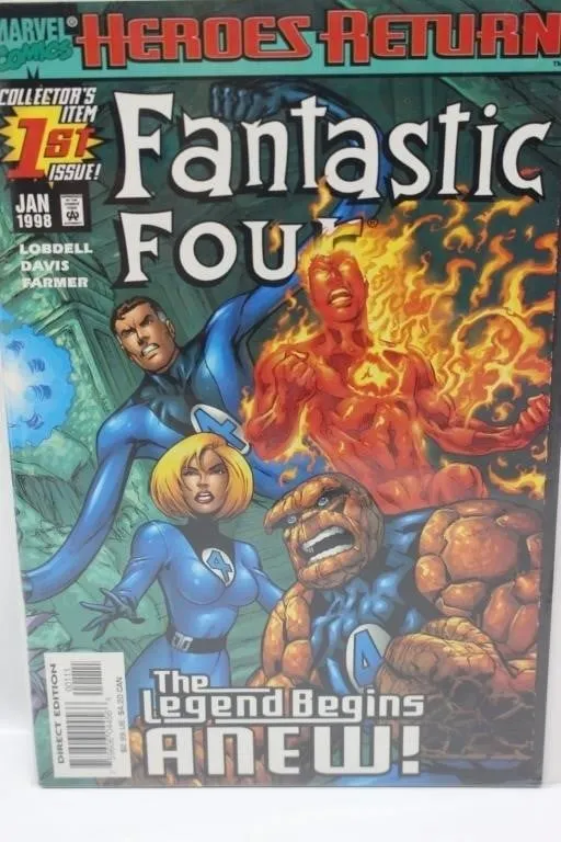 Fantastic Four #1 (Jan 1998, Heroes Return)