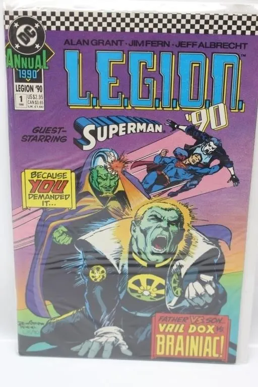 DC L.E.G.I.O.N. '90 Annual #1 Comic Book (1990)