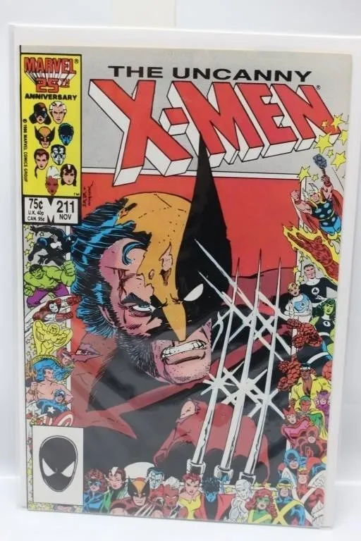 Uncanny X-Men #211 Marvel Comic