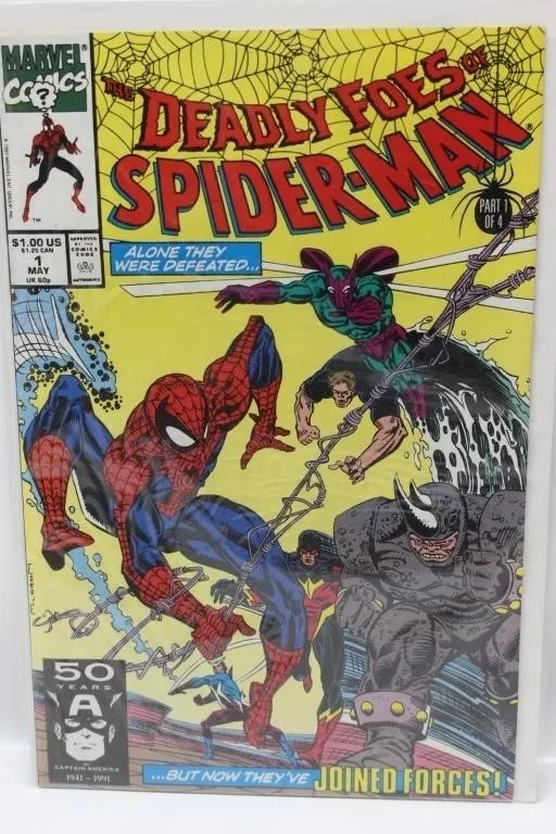 Deadly Foes of Spider-Man #1 Marvel Comic