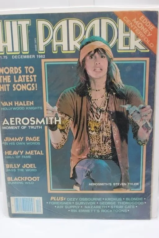 Hit Parader Magazine, December 1982 (Aerosmith)