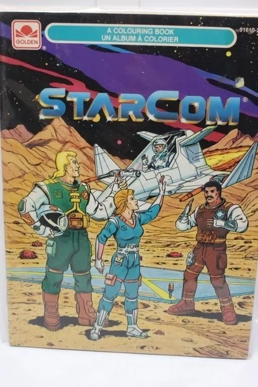 Starcom Colouring Book - Golden