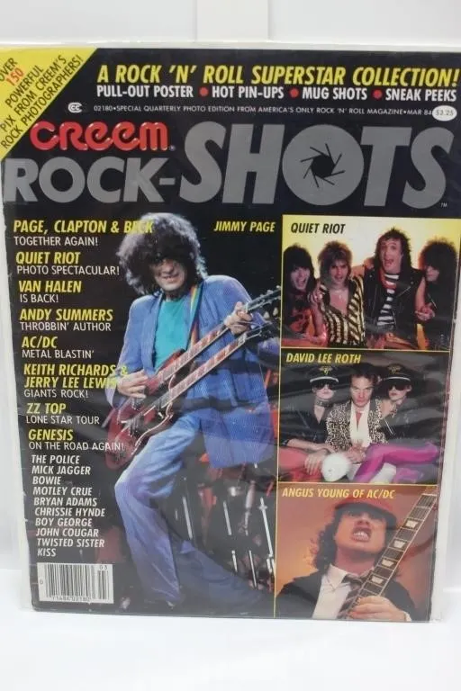 CREEM Rock-Shots Magazine Mar 1984