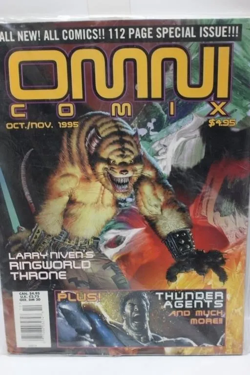 Omni Comix Oct/Nov 1995 Magazine - Larry Niven's