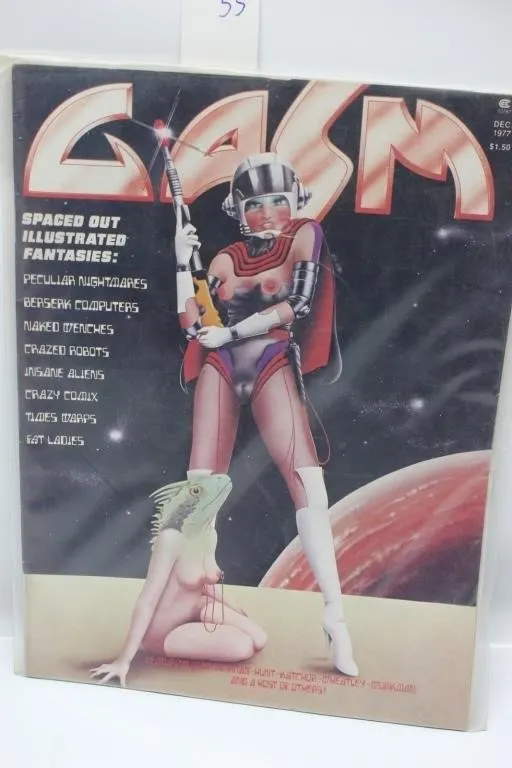 Gasm Magazine Dec 1977 Sci-Fi Illustrated Fantasy
