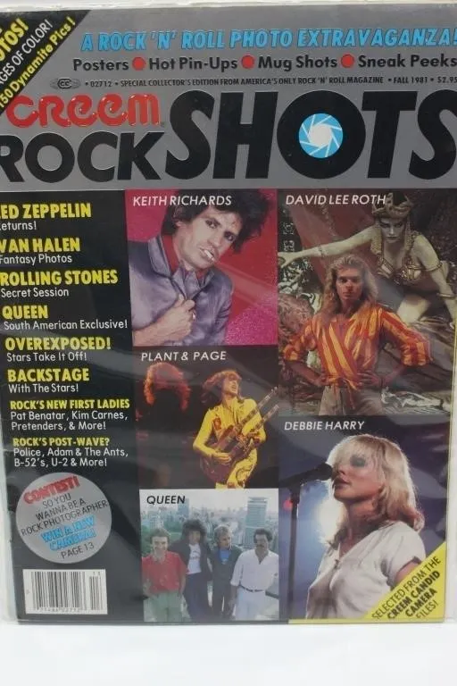 Creem Rock Shots Fall 1981 Magazine