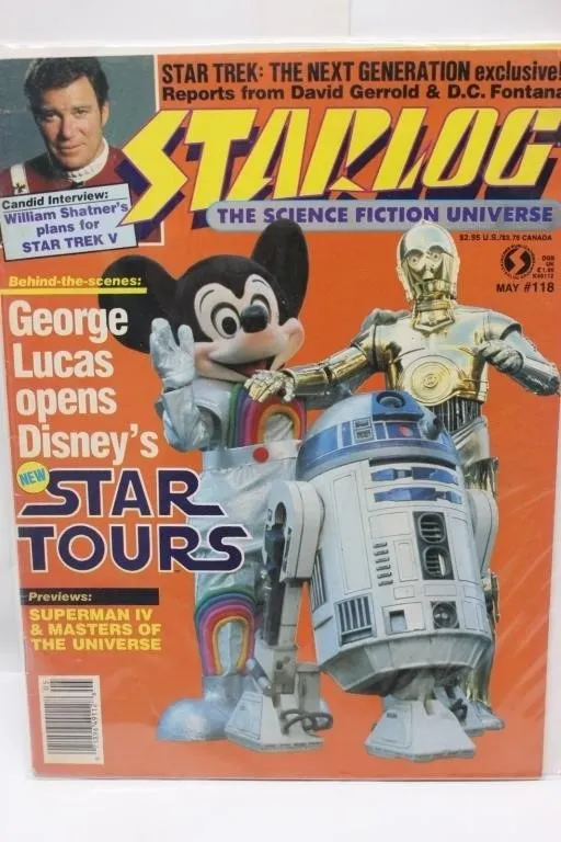 Starlog Magazine May #118 Star Tours Cover