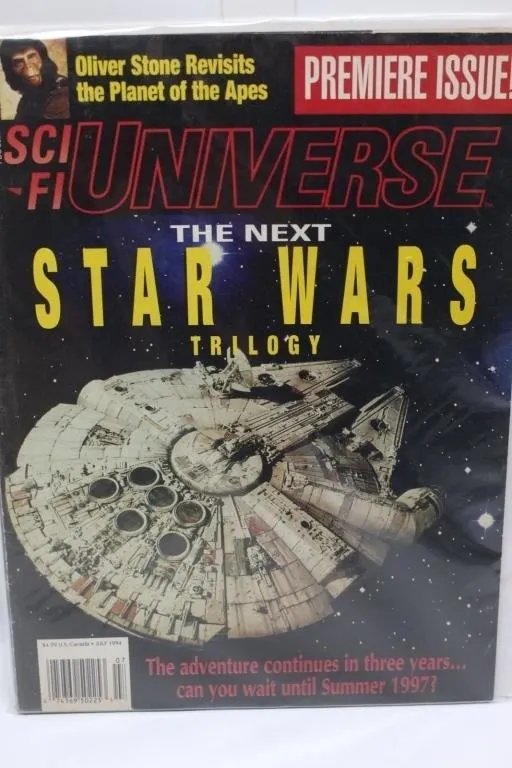 Sci-Fi Universe Premiere Issue Magazine, July 1994