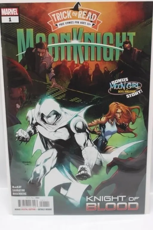 Marvel Moon Knight #1 Trick or Read Variant Comic
