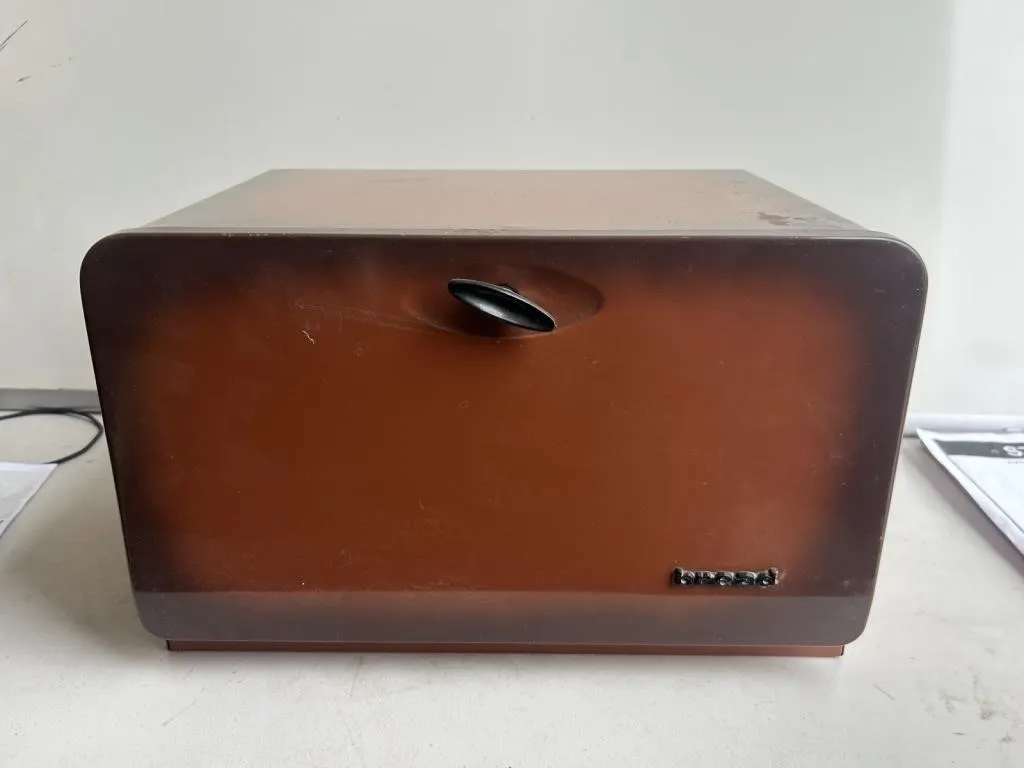 Vintage Metal Bread Box