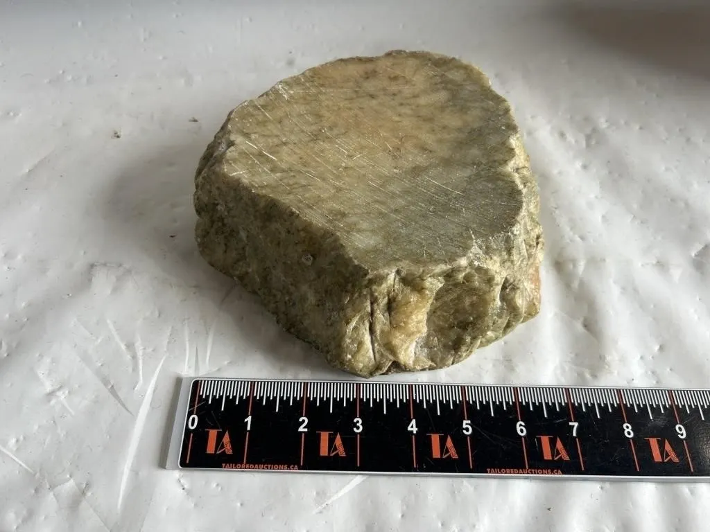 Carved Stone Ashtray, Raw Rock Slab