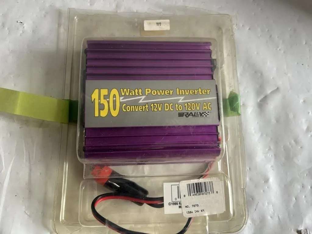 Rally 150 Watt Power Inverter, 12V DC to 120V AC