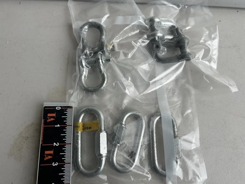 Assorted Steel Shackles and Hooks