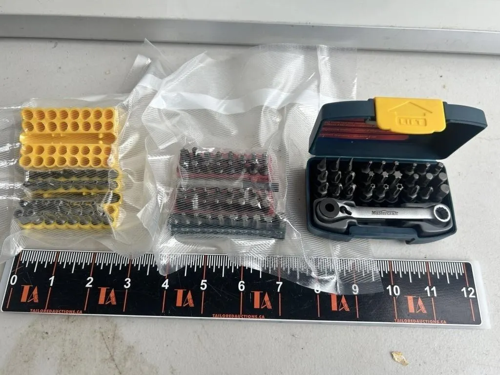 Mastercraft ratchet bit set & driver bit