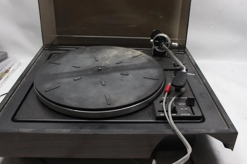 Vintage Belt Drive Turntable, For Parts/Repair