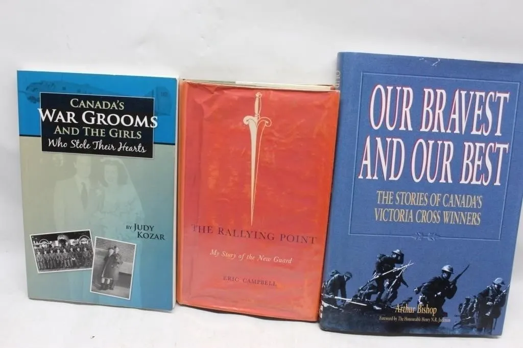 WWII Canadian Military History Books (3)