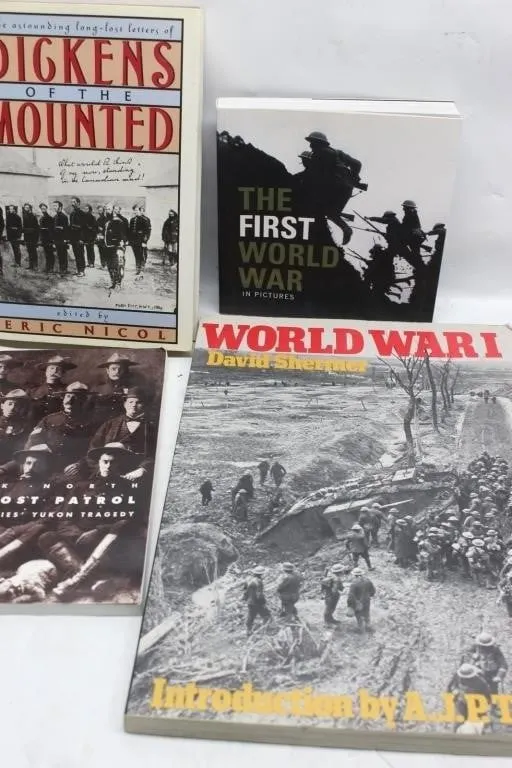 WWI & Mounted Police History Book Lot (4 books)