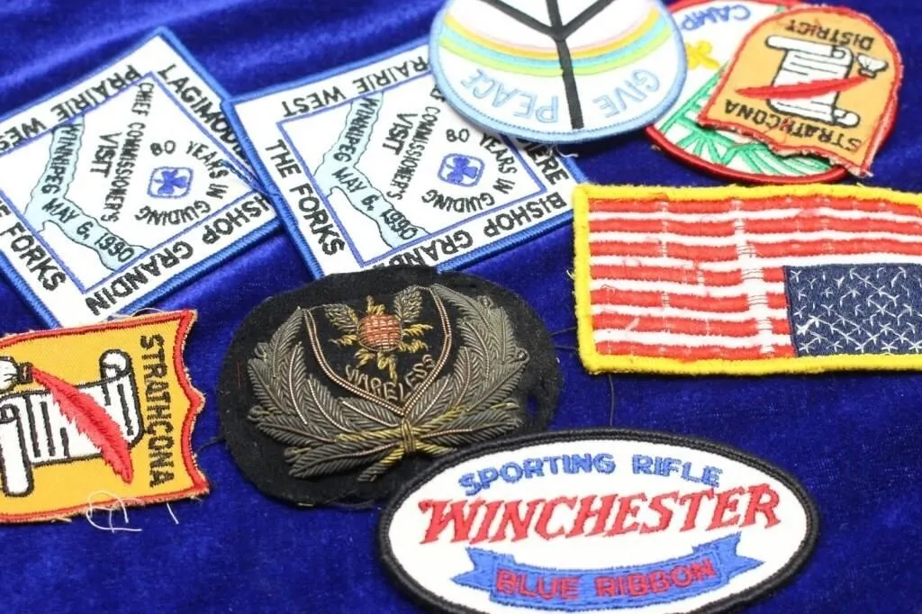 Vintage Patch Lot: Guiding, Scout, Winchester &