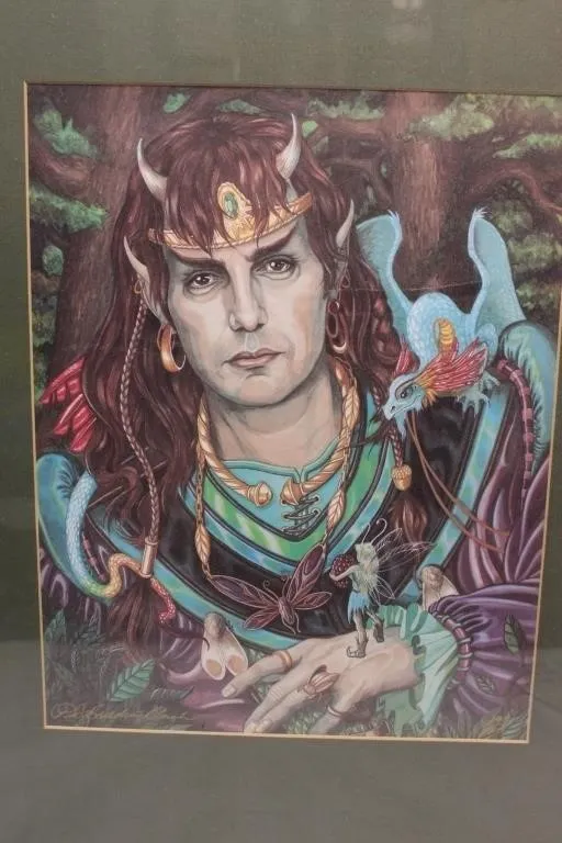 Signed Fantasy Elf Print, Framed, Numbered 148/250