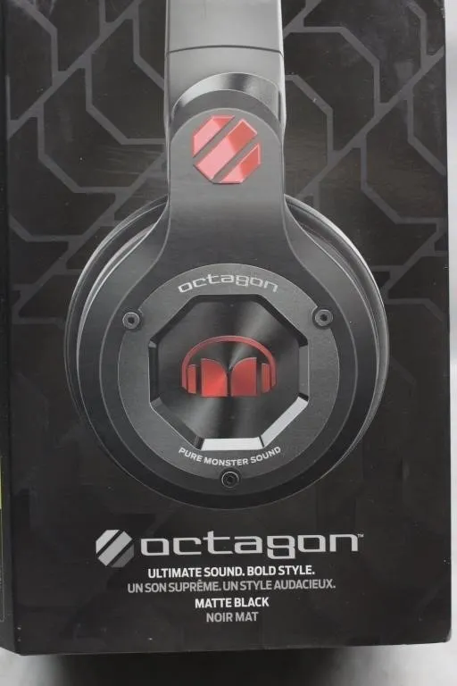 Monster Octagon Over-Ear Headphones (UFC Edition)