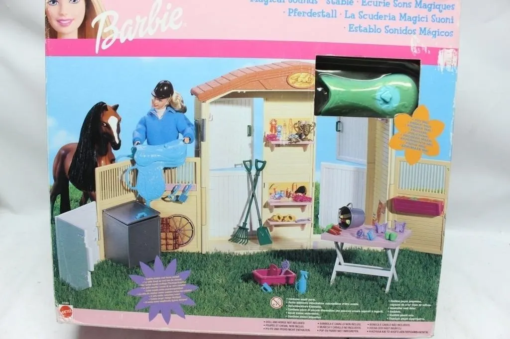 Barbie Magical Sounds Stable Playset