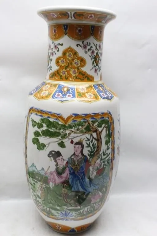 Chinese porcelain vase, 18" tall