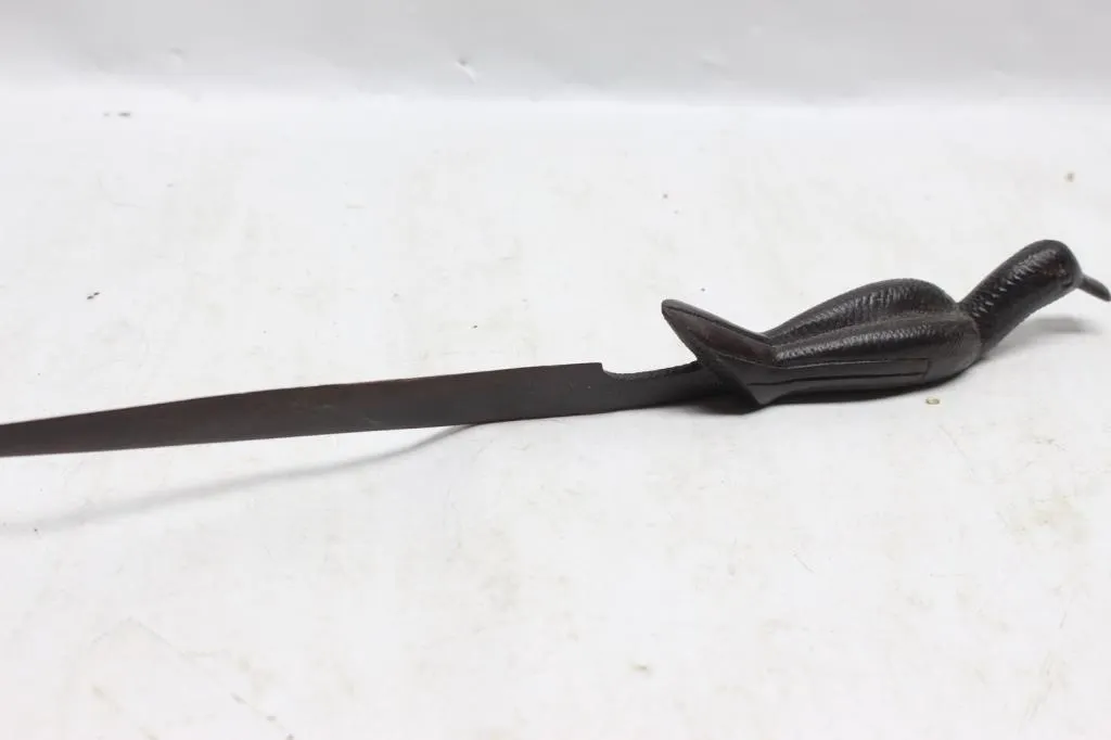 Carved Bird-Handle Letter Opener