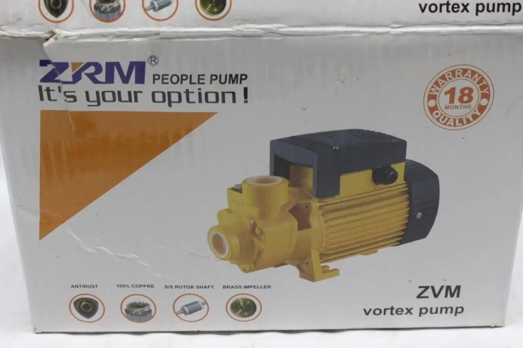 ZRM ZVM Vortex Transfer Pump, 0.6 HP